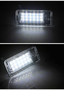 Luz de matrícula LED blanca Canbus sin errores para Audi <span class=keywords><strong>A3</strong></span> A4 B6 B7 A6 C6 S6 A8 S8 Q7 12V brillante para A5 nueva condición - Product Image 4