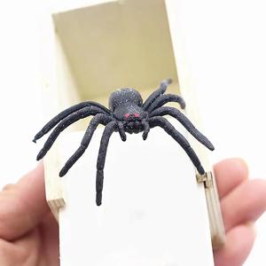 El yapımı ahşap hile sürpriz kauçuk örümcek yetişkinler ve çocuklar için bir kutuda gizli kutu ahşap çocuk oyuncağı için şakalar - Product Image 4