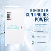 Stabilisateur de tension triphasé 60 kVA 380 V, régulateur de tension automatique avec protection contre les surtensions pour tour de télécommunication