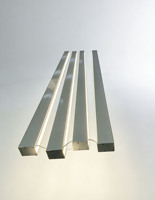 Lumière linéaire LED en aluminium 40W, longueur 120 cm, largeur 4,6 cm, hauteur 8,5 cm, émission lumineuse vers le haut et vers le bas, super lumineuse, garantie 5 ans