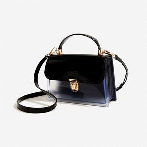 Sac bandoulière tendance 2025 pour femme, sac en gelée imperméable avec bandoulière unique, petit format carré, léger et durable - Product Image 4