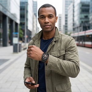 <span class=keywords><strong>Reloj</strong></span> <span class=keywords><strong>Inteligente</strong></span> Resistente <span class=keywords><strong>para</strong></span> <span class=keywords><strong>Hombre</strong></span>, Llamadas por BT, Resistente al Agua IP65, Brújula, <span class=keywords><strong>para</strong></span> Exteriores, Logotipo Personalizado de Fábrica, Marca Privada OEM, Envío Rápido en 7 Días - Product Image 2