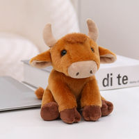Peluches d'animaux de la jungle personnalisées : Lion, Renard, Raton laveur, Girafe, Éléphant, Ours, Panda, Tigre – Cadeau de Noël en peluche