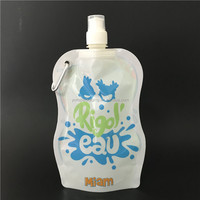 Pochettes personnalisées avec bec verseur 8oz pour jus de fruits – Emballage en aluminium pour boissons chaudes et froides