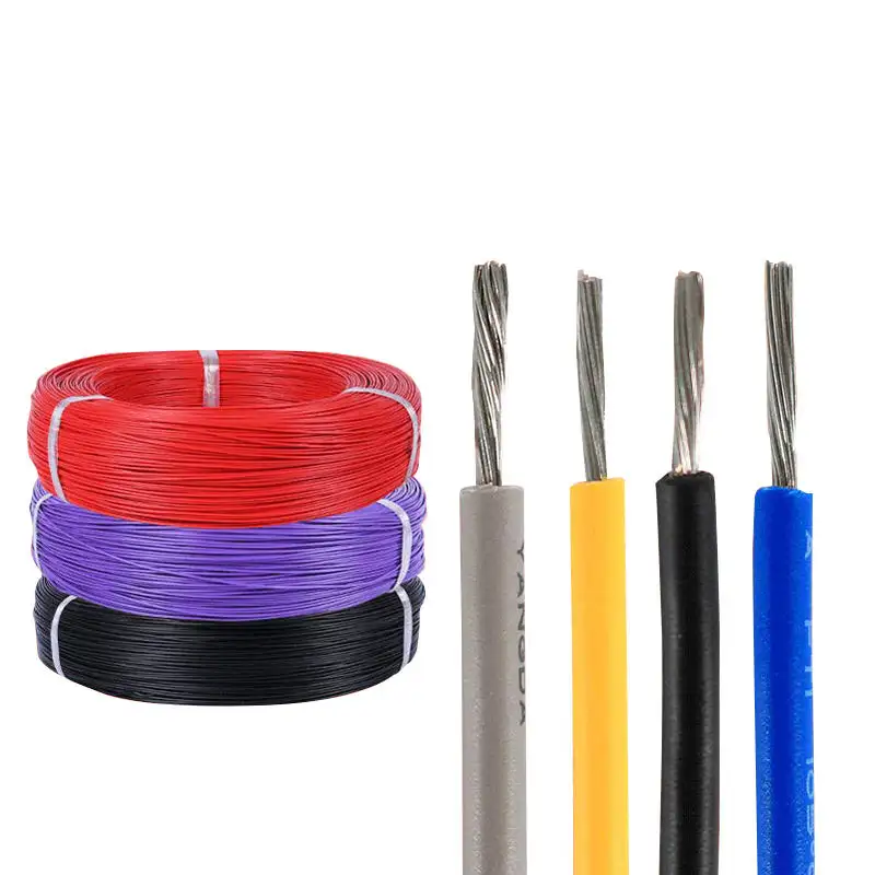 Dây Cáp Nối Linh Hoạt Ul1007 Dây Đồng PVC 300V 16awg 18awg 20awg 22awg 24 Awg 26awg 28awg 30awg Xanh Lá Vàng Đỏ Xám