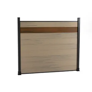 Wholesale Home Garden Privacy Outdoor Boards Panel Composite Fencing Prices