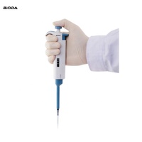 Pipette micro en plastique Bioda Toppette haute précision, monocanal, volume réglable 200-1000 µl, augmentation par 5 L