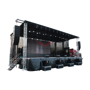 Mobile Stage <strong>Trailer</strong> Hydraulic Mobile Stage <strong>Trailer</strong> with Pro Sound Light System and 5 Safety Guarantee System - Product Image 2