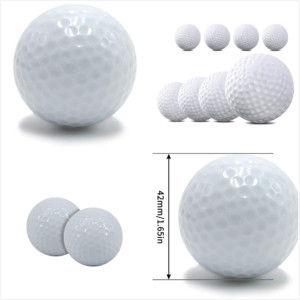 Direct Factory Two-Piece <b>Golf</b> Practice Ball | Hardness: 80 | 332 | 45g | Surlyn Cover | 40HQ FCL Bulk Wholesale - Product Image 2