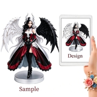 Figura de PVC y ABS Personalizada WEIMEI TOY, Figura de Personaje de Ángel y Demonio, Fabricación OEM Integral, Figura de Anime de PVC con Caja Sorpresa, Venta al Por Mayor
