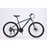Vélo de montagne en alliage d'aluminium ultra-léger pour adulte, suspension avant, 21 vitesses, tout-terrain, amortisseur, 26 pouces - Vente en gros usine