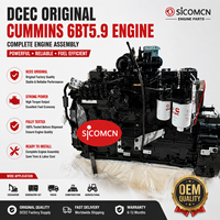 Ensemble moteur diesel Cummins 6BT5.9 d'origine DCEC, moteur complet OEM pour engins de construction, générateur, camion