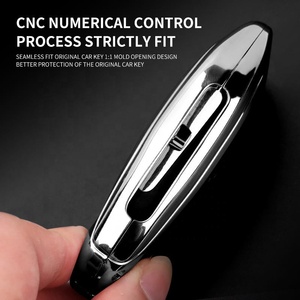 Llave de coche de cuero, mando a distancia sin llave, 3 botones, para <span class=keywords><strong>Peugeot</strong></span> <span class=keywords><strong>208</strong></span>, 308, 408, 508, 2008, 3008, 4008, Citroen C1, C2, C, Original - Product Image 5