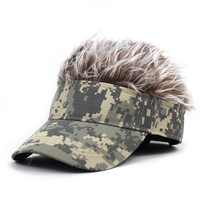En gros Hommes À La Mode Camo Réglable Pare-Soleil Cap Logo Personnalisé Broderie Haute À Pointes Perruque Cheveux Chapeaux D'affaires Argyle Fruit
