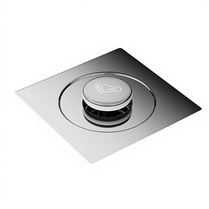 OEM Bathroom Floor Drain Foot Pressing Pushtype Bouncing Core Deodorizer Antibackflow Modern Simple Design Bathroom Accessories - Product Image 2