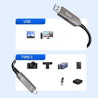 Câble Fibre Optique USB 3.2 USB-A vers USB-C AOC 50m 10 Gbit/s pour Ordinateur Portable, Appareil Photo, etc.