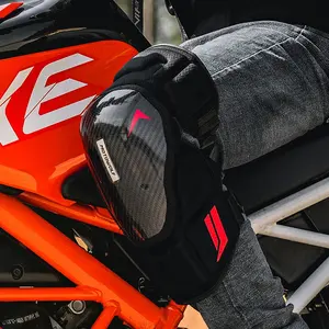 MOTOWOLF moto équitation vélo cyclisme coque dure genouillères en fibre de carbone