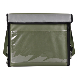 Custom Waterproof Aluminum Foil Backpack Bike Big Restaurant Cooler Thermal Insulated Outdoor Delivery <b>Bag</b> Hot Cold Food Pizza - Product Image 1
