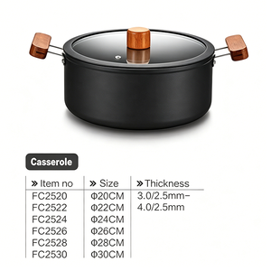 Ensemble de casseroles et poêles de cuisine de luxe de haute qualité, <span class=keywords><strong>en</strong></span> aluminium épais, avec revêtement antiadhésif <span class=keywords><strong>Tefal</strong></span>, pour cuisson à induction, wok vert - Product Image 6