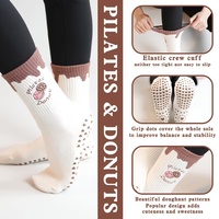 Chaussettes de yoga antidérapantes pour femmes, pour le ballet, la danse, l'entraînement en salle, la gym, la remise en forme