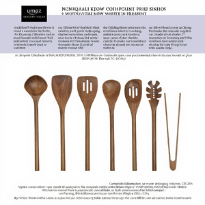 Utensilios de Cocina de Silicona Sostenibles HYRI a Precio Razonable, Espátula Única Antiadherente Resistente al Calor con Mango de Madera - Product Image 3