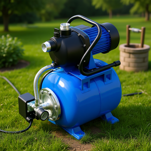 Bomba de Agua de 1.6HP con Tanque de Presión Automático de Diafragma para Riego de Jardín, Césped y Granja - Product Image 2