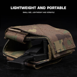 Sabuk <span class=keywords><strong>MOLLE</strong></span> portabel multi-adaptor, Sarung nilon taktis Universal kamuflase cepat menggambar, aksesori berburu - Product Image 6