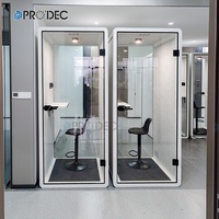 Pod Kerja Kantor Berbahan Aluminium 2026, Kedap Suara, Isolasi, Booth Pribadi Anti Bising untuk Dijual