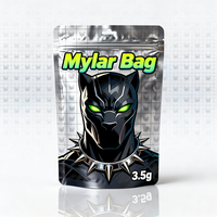 Sachet Doypack Mylar Anti-odeur Refermable à Fermeture Éclair, Impression Numérique Personnalisée, 1g 3.5g 7g, pour Emballage Alimentaire