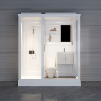 Toilettes mobiles sanitaires préfabriquées tout en un Salle de douche Salle de bain modulaire