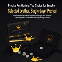 Pointe de queue de billard professionnelle Triple Couronne 11 mm monocouche, pointes de snooker personnalisées UK
