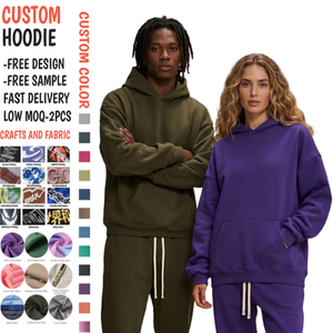 Conjuntos de Sudadera con Capucha y Pantalones de Felpa de Algodón Lisos Unisex Personalizados OEM/ODM 6767, Conjuntos Deportivos al por Mayor para Hombre, Conjuntos de <span class=keywords><strong>2</strong></span> Piezas - Product Image 1