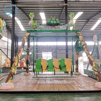 Carnival Rides Dinosaur Swing Adventure Dinosaur Theme Amusement, Manèges Swing Set Kids Game Park à vendre
