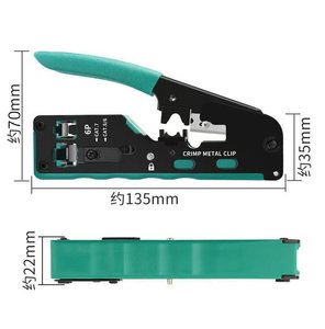 Pass-Through RJ45 Crimpzange – OEM-Fertigung, Einfache RJ45 Crimpwerkzeuge - Product Image 5