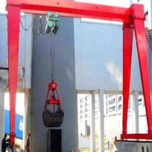 Grue à portique portable de 5 tonnes avec moteur de palan électrique et roulement pour atelier et logistique - Product Image 4