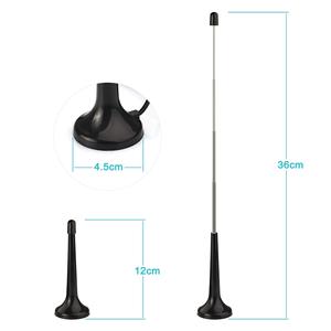 <span class=keywords><strong>Antenna</strong></span> Telescopica DAB FM per Uso Domestico, Alta Sensibilità, 3m, Base Magnetica Fissa, Universale per <span class=keywords><strong>TV</strong></span> e Radio, Modello XHY-311 - Product Image 3