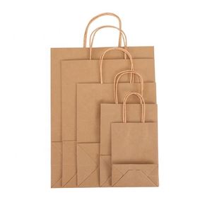 <b>White</b> Black Paper <b>Bag</b> Recycled Brown Kraft Paper <b>Bags</b> With Handle Custom Kraft Paper Shopping <b>Bag</b> With Your Own Logo - Product Image 4