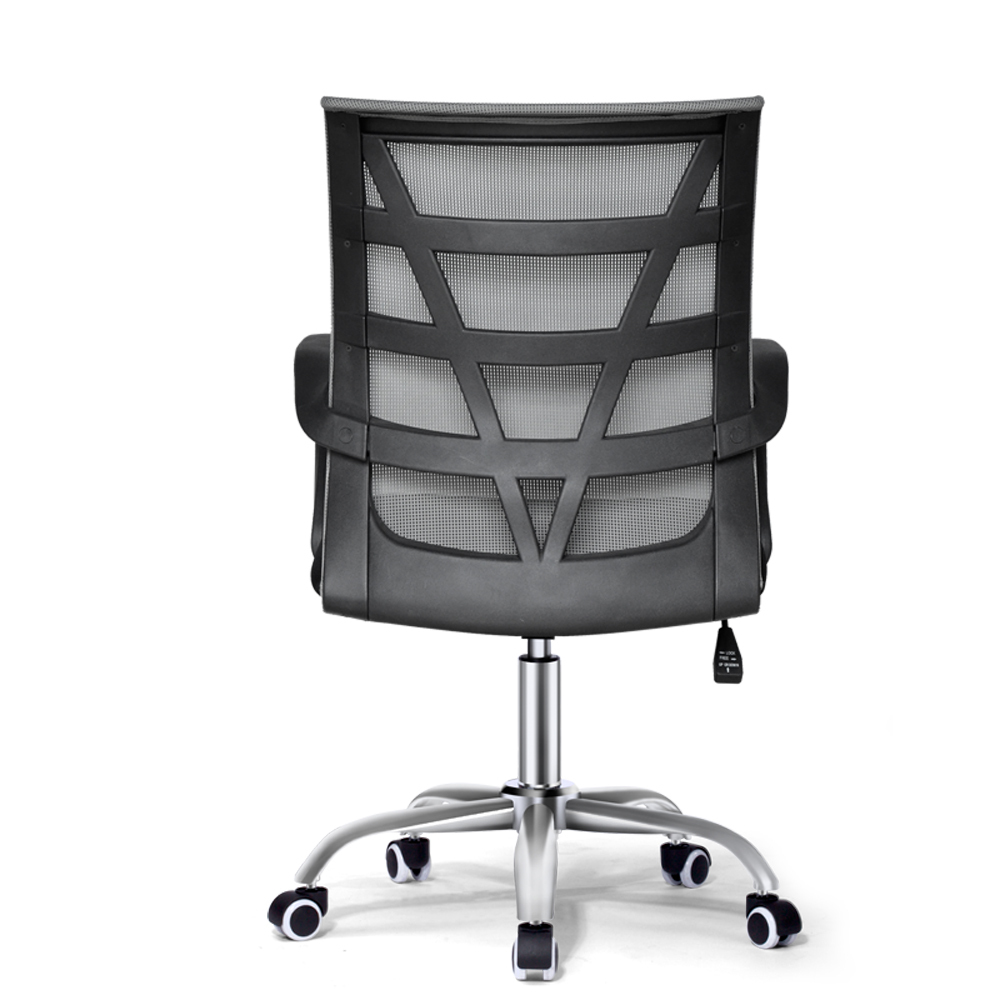 Hot sale computer rear plastic black ergonomic mesh office chair