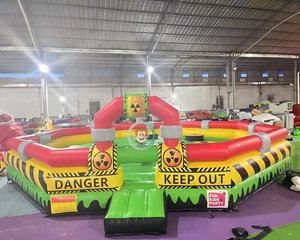 Sweeper Wipeout Eliminator <span class=keywords><strong>Trampoline</strong></span> <span class=keywords><strong>Park</strong></span> <span class=keywords><strong>Trampoline</strong></span> Inflatable Toxic Meltdown Wipeout Bouncer Game - Product Image 5
