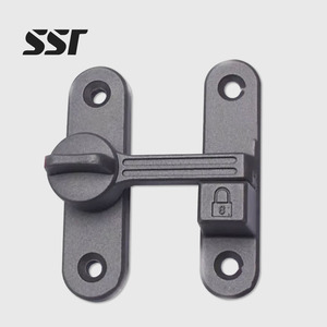 High Quality Zinc Alloy Furniture <b>Barn</b> <b>Door</b> <b>Lock</b> with 90 Rotation for Wooden <b>Doors</b> Entry & Bathroom Use Easy Installation - Product Image 1