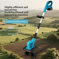Nouvelle motobineuse électrique domestique à batterie lithium pour le labourage et le déchaumage du sol