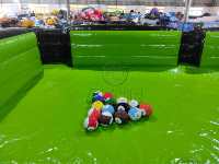 Table de billard humaine gonflable pour événements - Jeu de football de table gonflable pour compétitions en plein air - Vente en gros