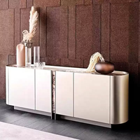 Buffet et armoire de salon de luxe moderne pour bar à domicile et usage hôtelier – Meuble en bois écologique et peu encombrant