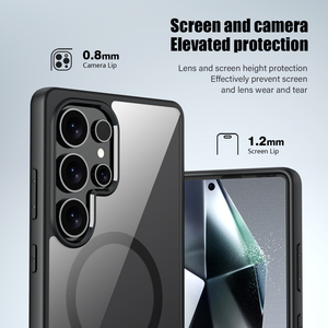 Ultima custodia per telefono Anti-goccia di ricarica Wireless trasparente all'ingrosso per <span class=keywords><strong>Samsung</strong></span> S25 Ultra Trending Cover posteriore - Product Image 5