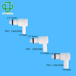L-Series 90 Degree POM Plastic Valve Connector 1/2 In Quick Male Water <b>Control</b> Valve For Plumbing Systems - Product Image 5