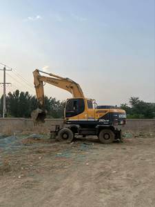 Pelle sur pneus Hyundai 210W-9 d'occasion coréenne Pelle sur chenilles 21 tonnes Pelle hydraulique sur chenilles Hyundai 210W-9 Pelle sur pneus bon marché - Product Image 3