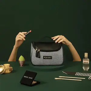 Tas ritsleting grosir tas makeup kosmetik kustomisasi tas penyimpanan kosmetik