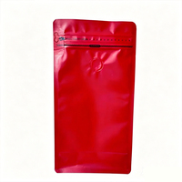Sacs à café personnalisés en aluminium avec fermeture éclair et fond plat, 100g, 250g, 500g, 1kg, avec valve, pour aliments pour animaux et gelée