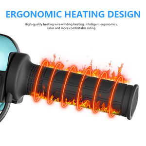 Poignée <span class=keywords><strong>chauffante</strong></span> intégrée pour vélo électrique d'hiver Wupp Chauffage intelligent pour poignées de vélo électrique - Product Image 2