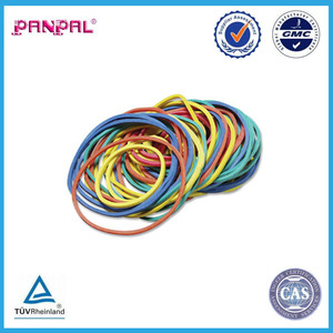 ยางรัดผมคุณภาพสูงยี่ห้อ Panpal สีสันสดใส ผลิตจากยางธรรมชาติ-พรีเมียม ออกแบบพิเศษสำหรับเด็กผู้หญิงและใช้ในสำนักงาน ผลิตในจีน - Product Image 1
